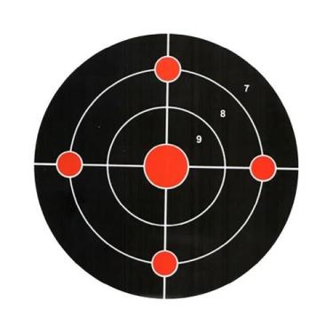 Imagem de 20 unidades/pacote 14*14cm prática de tiro cartão rígido alvo papel - 