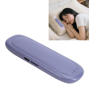 Imagem de Dpofirs Alto-falante de Travesseiro de Condução óssea, Bluetooth Portátil Sob Alto-falante de Travesseiro, Suporte para Graves Estéreo, Tempo de Sono, Modos de Som Duplos, Dorminhoco (Azul)