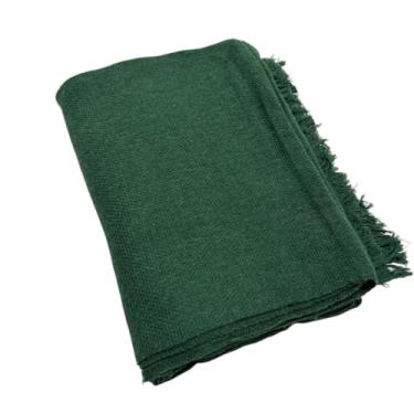 Imagem de Manta para Sofá Decorativa 2,10x1,20m em Algodão – Protetora para Sala 2 ou 3 Lugares(Verde-Lodo)