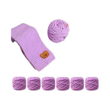 Imagem de Novelo De Lã De 6 Fios Para Cachecol De Ursinho De Pelúcia, Joias Arte