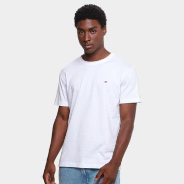 Imagem de Camiseta Tommy Hilfiger Essential Masculina, Branco, M