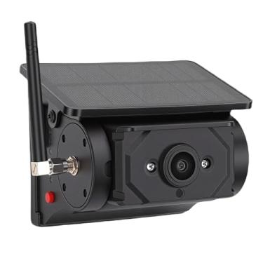 Imagem de Diydeg Câmera de Backup Magnética Sem Fio 1080P, Bateria Recarregável Solar Tipo C, Visão Noturna HD IP68 à Prova D'água, Com Conexão WiFi para RV Trailer Boat Truck