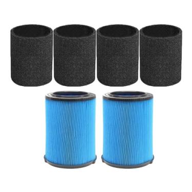 Imagem de Pacote com 2 filtros VF5000 para aspirador de pó Ridgid Shop Vac, 5-20 galões, filtro de vácuo plissado de 3 camadas, compatível com os modelos WD1450 WD0970 WD1270 WD06700 WD1851 WD1680 RV2400A (com