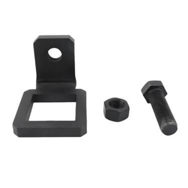 Imagem de Fabater Braçadeira Resistente do Aperto do Engate Anti Chocalho para Receptores Engate de 2.5in, Experiência de Reboque Lisa para Cremalheiras da Bicicleta, Revestimento à Prova de Ferrugem (Preto