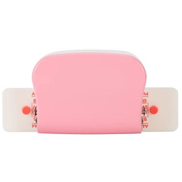Imagem de Cocoarm Perfurador Rosa de 30 Furos, Confortável de Segurar, Pequeno e Requintado, Papel A4/A5/B5, Capacidade para 5 Folhas, Caixa de Sucata para Máquina de Perfuração, ABS e Material de