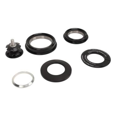 Imagem de KIMISS Conjunto de Tigela de Mountain Bike Em Liga de Alumínio Combo de Fone de Ouvido para Tubo de Cabeça Cônica de 44-55 Mm Com Garfo de 28,6 Mm – Suave e Confiável