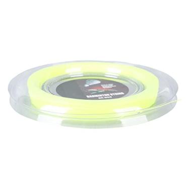 Imagem de aqxreight Corda de Badminton de Nylon 0,72 Mm 200m - Linha de Raquete de Alta Elasticidade para Treinamento e Partidas - Corda de Reposição para Jogadores Avançados - BX 650 (Amarelo Fluorescente)