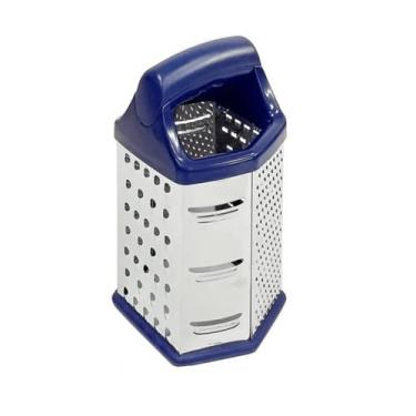 Imagem de RALADOR DE INOX 6 FACES MULTIUSO 20CM (AZUL)
