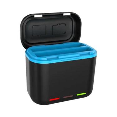 Imagem de Caixa De Carregamento Rápido Insta360 X3, Hub Carregador De Bateria Pa