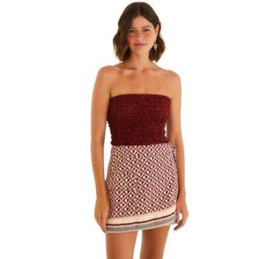 Imagem de Saia Sarja Farm Rio Amore-Feminino