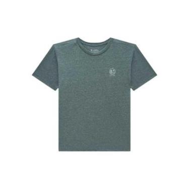 Imagem de Camiseta Infantil Menino Verde Mescla Onda Marinha-Feminino