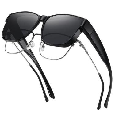 Imagem de Óculos de sol polarizados GEGURI Fit Over Glasses UV400 para adultos