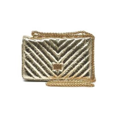 Imagem de Bolsa Tiracolo Matelassê Via Marte Alça Corrente B2-616-Feminino