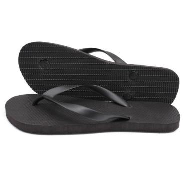 Imagem de Chinelo de Borracha Ultra Leva tipo havaianas - V G Della T., Preto, 3