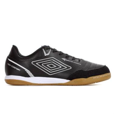 Imagem de Chuteira Futsal Umbro Neo Comfort Tênis Salão Profissional (Preto e cinza, BR, Adulto, Numérico, 37)