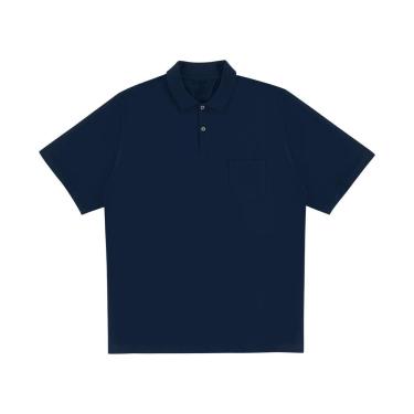 Imagem de Camisa Polo Plus Size Masculina Diametro Azul-Masculino