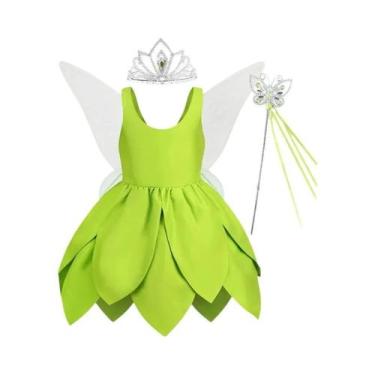 Imagem de Fantasia De Fada Pixie Para Meninas Bebês 2024, Vestido De Cosplay De 