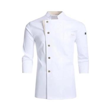 Imagem de Jaqueta Profissional De Chef Para Outono/Inverno, Camisa De Chef Para 