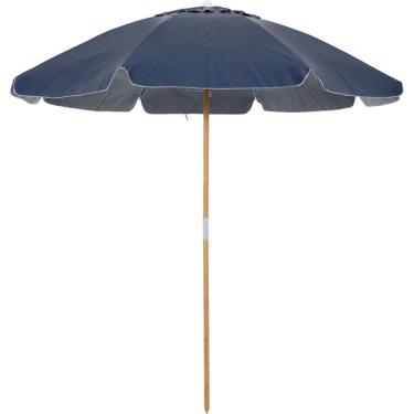 Imagem de Guarda-sol Praia Azul Bagum Madeira 2,20m Bel Guarapari