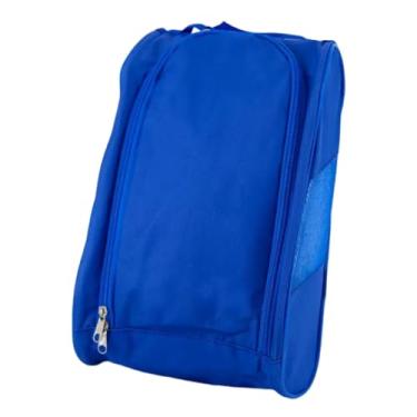 Imagem de kowaku Bolsa para sapatos de golfe, ideal para guardar acessórios de golfe, bolsa leve para viagens, sapatos esportivos, treinos, atividades ao ar livre e, Azul