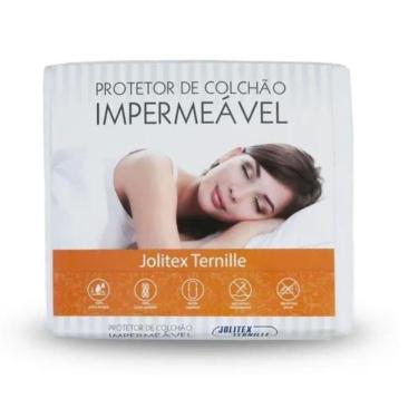Imagem de Protetor de Colchão Capa Impermeável Solteiro Jolitex Branco