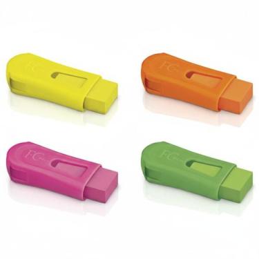 Imagem de Apontador com Borracha e Depósito Faber-Castell Mix Neon