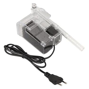 Imagem de AYNEFY Filtro Suspenso para Aquário, Filtragem Em Cascata de Plástico Premium para Tanques de água Doce e Salgada, Desnatação Eficiente de Alta Taxa de Fluxo para Tanques de Tartarugas e Peixes