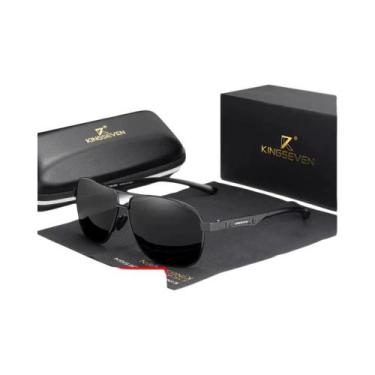 Imagem de Óculos De Sol Polarizados UV400 De Alumínio KINGSEVEN 2024 Para Homens