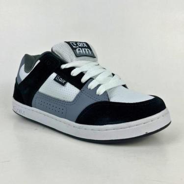 Imagem de Tênis Qix Am Cup Sole Series, 40, Preto, Cinza, Branco