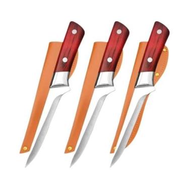 Imagem de Faca De Desossar De Aço Inoxidável Para Cozinha, Cutelo De Carne, Faca