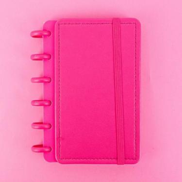 Imagem de Caderno Para Anotações Bloco De Notas Escolar Folhas Pautadas, Rosa