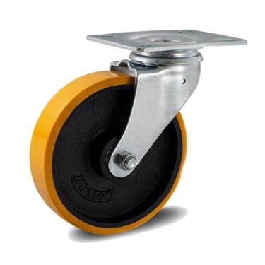 Imagem de Rodizio gir. 5 Pol. Industrial Pu Roda De Ferros/Freio