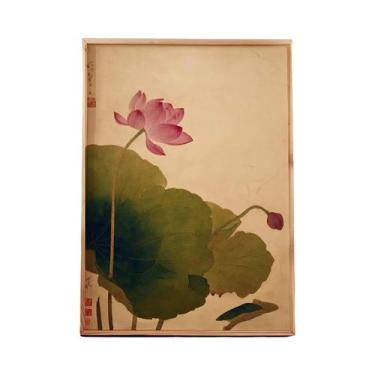 Imagem de Pôster De Arte Em Tela Estilo Asiático Com Tigre Japonês, Peixe Koi, S