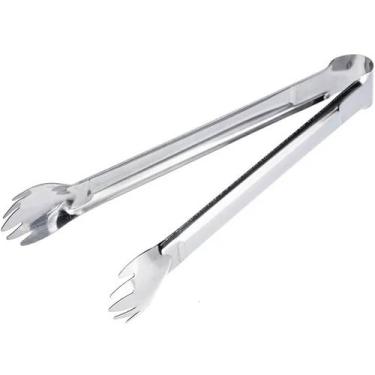 Imagem de 2 Pegadores Inox Multiuso Weck 18cm Carnes Gelo Frutas Frios