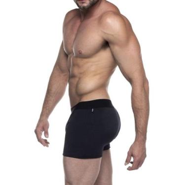 Imagem de Cueca Boxer Com Enchimento no Bumbum - SD Clothing, Preto