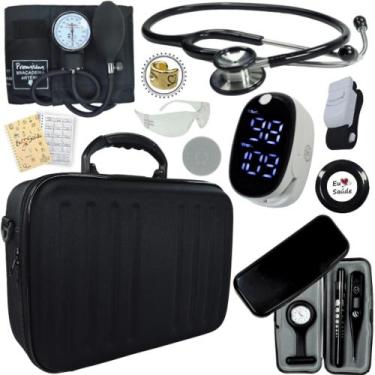 Imagem de Kit Estagio Saude Medicina Enfermagem Farmacia Completo Top - Love Sau