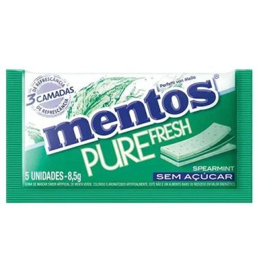 Imagem de Kit Chiclete Doces Mentos Slab Pure Fresh 3 Camadas - sem açúcar - 6 U