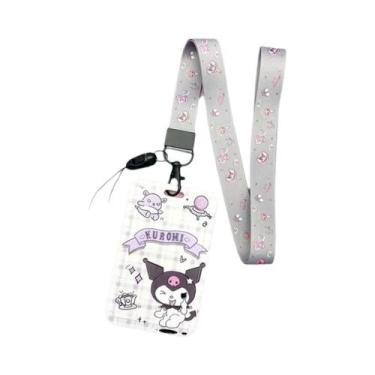 Imagem de Porta-Crachá/Cartão De Identificação Com Cordão De Pescoço E Pingente 