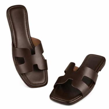 Imagem de Sandália Rasteirinha Feminina Confortável Moderna Casual 34 ao 40 - Vi