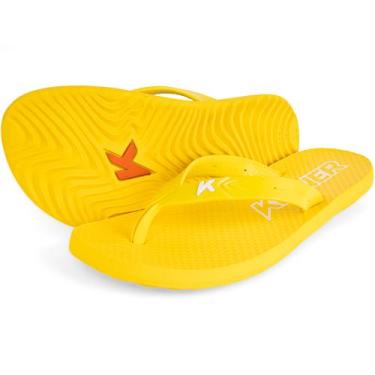 Imagem de Sandália Chinelo Kenner New Summer DGX Masculino Original, Amarelo, 45