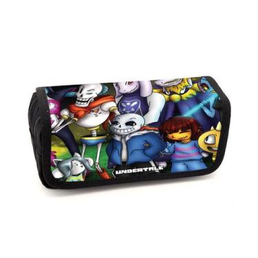 Imagem de Caixa de lápis Undertales Sans Papyrus Big Capacity Stationery B - yiw