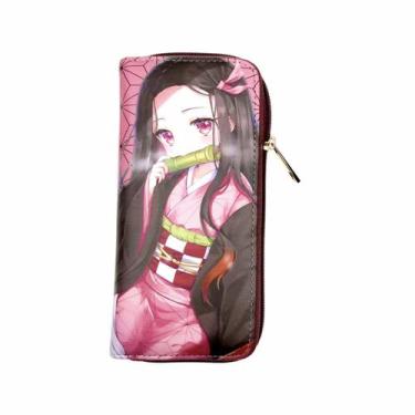 Imagem de Carteira Kamados Nezukos Anime Characters Slim BiFold PU - Yiweisai