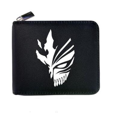 Imagem de Carteira, bolsa de moedas, couro, duas dobras, Kurosaki Ichigo Bleach 