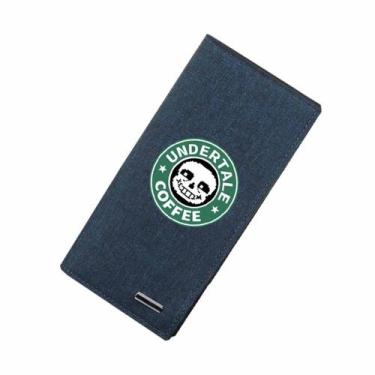 Imagem de Carteira Undertales Anime Characters Slim BiFold Canvas - Yiweisai