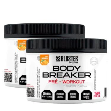 Imagem de Kit 2 Pré Treino Body Breaker 150g Bluster Nutrition Energia-Unissex