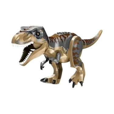 Imagem de Conjunto De Blocos De Montar De Dinossauros Jurássicos, Brinquedo De T