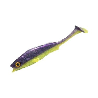 Imagem de Isca Artificial Soft Swimbait Shad 7cm 11cm 14cm UV Com Cauda De Remo 