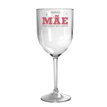 Imagem de Taça Vinho Acrílico Para Dia Das Mães - Seu Amor