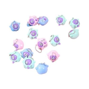 Imagem de Conjunto De Chaveiros Coloridos Pedra, Papel E Tesoura, Presente Criat