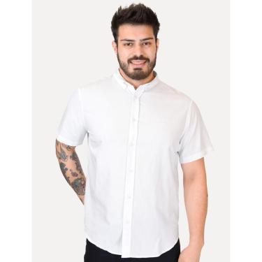 Imagem de Camisa Levis Masculina Relaxed Oxford Authentic Button Down Branca-Masculino